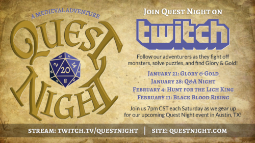 Quest Night Twitch Banner